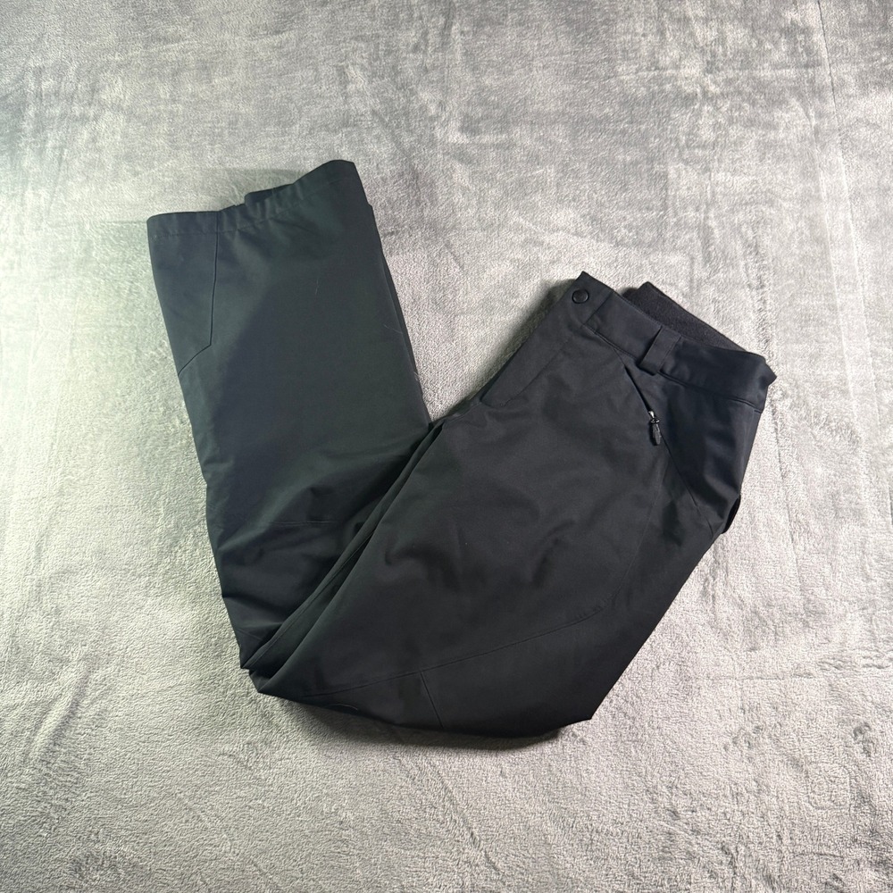 Spyder Ski Pants Women 8 Black Thinsulate Insulated Snow Trousers 113182